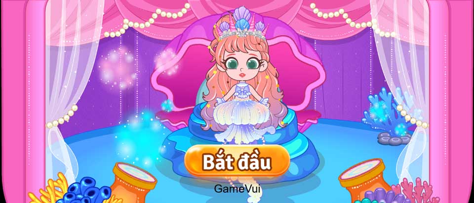 Chơi game Nàng tiên cá lấp lánh - GameVui